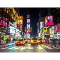 Assaf Frank - Times square and Broadway at night - New York City