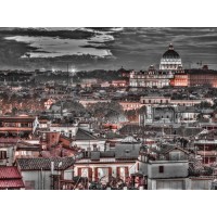 Assaf Frank - Vatican city with St. Peters Basilica, Rome, Italy