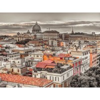 Assaf Frank - Vatican city with St. Peters Basilica, Rome, Italy
