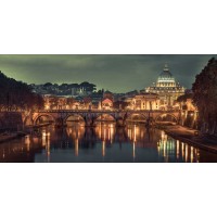 Assaf Frank - View of Basilica di San Pietro in Vatican, Rome, Italy