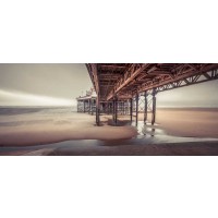 Assaf Frank - Blackpool sea shore with jetty