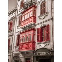 Assaf Frank - Traditional maltese house in Birgu, Malta