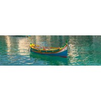 Assaf Frank - Colorful Maltese boats in St Julians bay, Malta