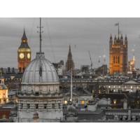 Assaf Frank - London cityscape with Big Ben and Westminster Abby