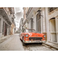 Assaf Frank - Vintage car on street of Havana-Cuba