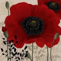 Linda Wood - Red Poppies II