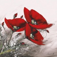 Olivier Tramoni - Bouquet De Coquelicots I  