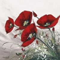Olivier Tramoni - Bouquet De Coquelicots II  