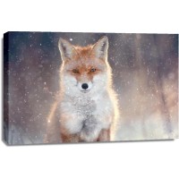 Fox - Glowing in the Snowstorm