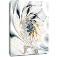 Alison Walton - Abstract White Flower