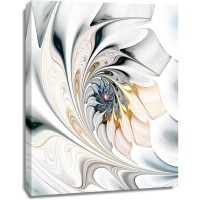 Alison Walton - Abstract White Flower