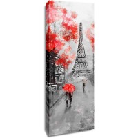 Arthur Heard - Paris View - Eiffel Tower X - Red Umbrellas