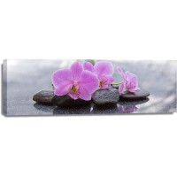 Omar Olavie - Pink Orchid with Black Stones