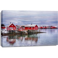 Blair Stevenson - Lofoten Islands - Traditional Norwegian Fishing Huts in Winter III