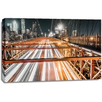 New York - Brooklyn Bridge - Long Exposition at Night