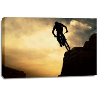 Leslie Walters - Sports Silhouettes - Mountain Biking - BMX