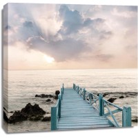 Erma Miles - Blue Jetty on a Sunny Evening