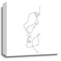 Line Art - Faces - Minimalist Couple