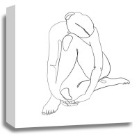 Line Art - Woman - Having A Moment
