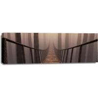 Frank Morse - Rope Bridge - Misty Day