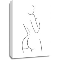 Line Art - Woman - Sketch Of Woman Body I