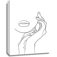 Line Art - Woman - Posing For The Shot I