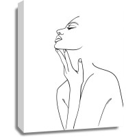Line Art - Woman - Posing For The Shot II