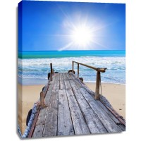 Dennis Aquino - Cottage Wooden Landing Jetty At The Bahamas