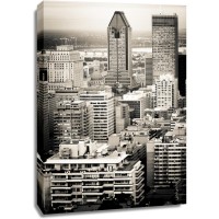 Cheryl McKenny - Vintage Montreal Skyline