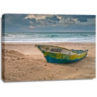 Assaf Frank - Fishing Boat on the shore, Palmachim Beach, Israel
