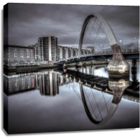 Assaf Frank - Clyde Arc bridge over river-Glasgow