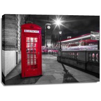 Assaf Frank - Telephone box with Big Ben, London, Uk