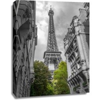 Assaf Frank - View of Eiffel Tower from a narrow street in Paris, France