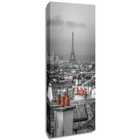 Assaf Frank - Cityscape of Montmartre with Eiffel Tower, Paris, France
