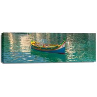 Assaf Frank - Colorful Maltese boats in St Julians bay, Malta