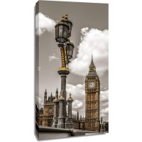 Assaf Frank - Street lamp with Big Ben in background-London-UK