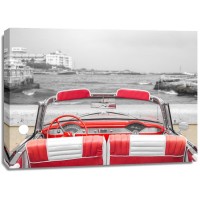 Assaf Frank - Vintage car near the beach in Cuba