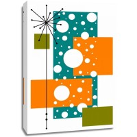 Tonya Newton - Lacuna - Aqua and Orange