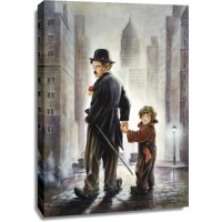 Charlie Chaplin - The Kid Painting