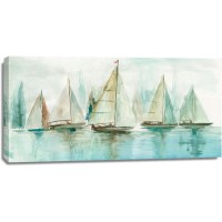 Allison Pearce - Blue Sailboats I 