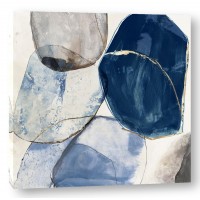 Tom Reeves - Overlapping Blue Shapes I