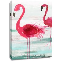 Aimee Wilson - Beach Flamingoes