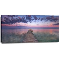 Frank Krahmer - Boat ramp and filigree clouds, Bavaria, Germany