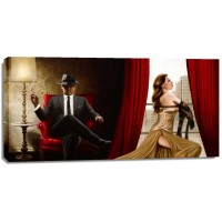 John Silver - Black Tie high Heels
