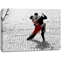 Anonymous - Couple dancing Tango on cobblestone road