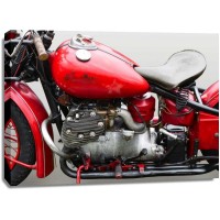 Gasoline Images - Vintage American motorbike (detail)