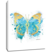 Amanda Greenwood - Butterfly Gold and Blue