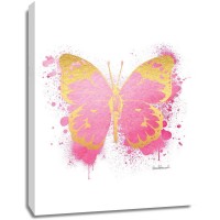 Amanda Greenwood - Butterfly Gold and Pink