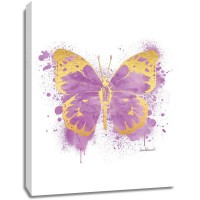 Amanda Greenwood - Butterfly Gold and Purple