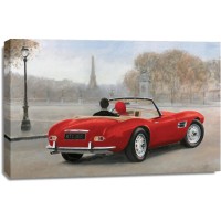 Marco Fabiano - A Ride in Paris III Red Car